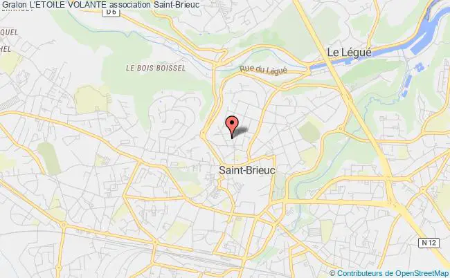 plan association L'etoile Volante Saint-Brieuc