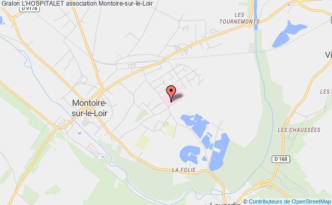 plan association L'hospitalet Montoire-sur-le-Loir