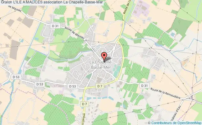 plan association L'ile A Malices Divatte-sur-Loire