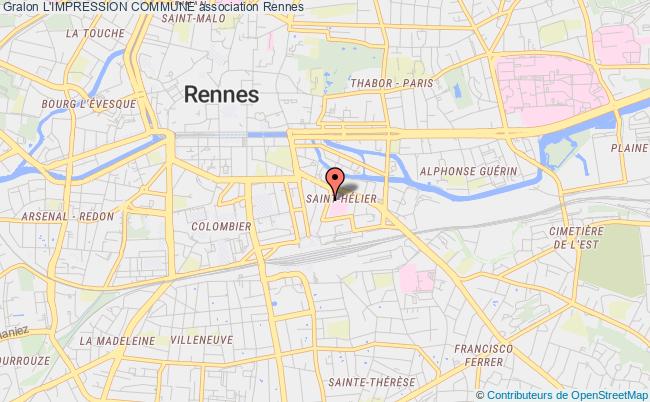 plan association L'impression Commune Rennes
