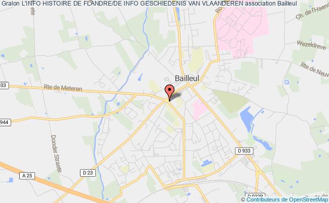 plan association L'info Histoire De Flandre/de Info Geschiedenis Van Vlaanderen Bailleul