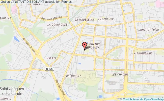 plan association L'instant Dissonant Rennes