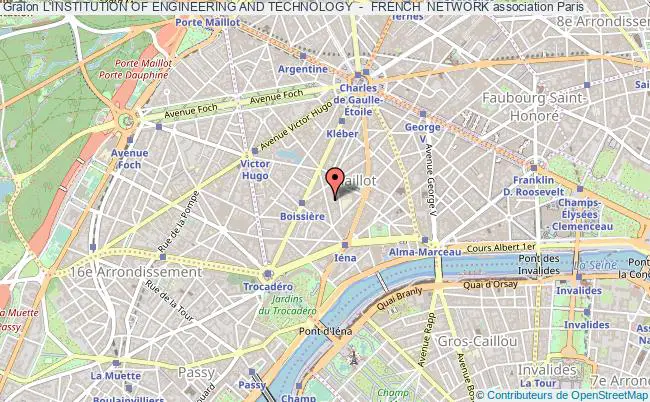 plan association L'institution Of Engineering And Technology  -  French  Network Paris