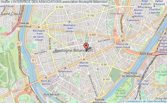 plan association L'interface Des Associations Boulogne-Billancourt