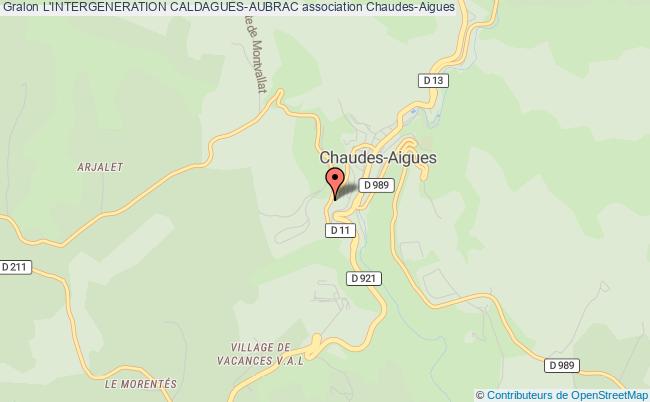 plan association L'intergeneration Caldagues-aubrac Chaudes-Aigues