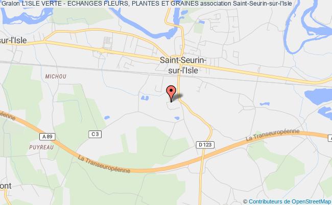 plan association L'isle Verte - Echanges Fleurs, Plantes Et Graines Saint-Seurin-sur-l'Isle
