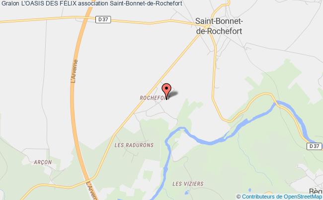 plan association L'oasis Des FÉlix Saint-Bonnet-de-Rochefort