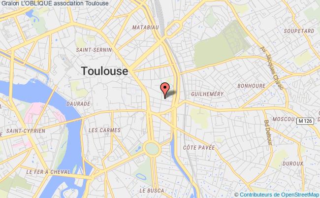 plan association L'oblique Toulouse