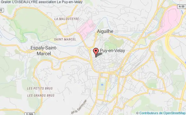 plan association L'oiseau-lyre Le    Puy-en-Velay