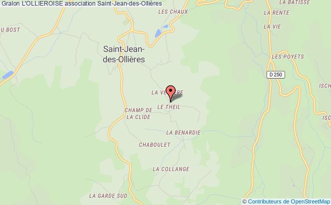 plan association L'ollieroise Saint-Jean-des-Ollières