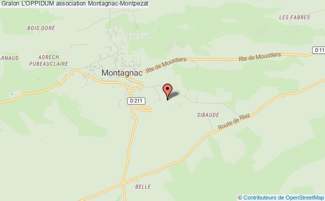plan association L'oppidum Montagnac-Montpezat