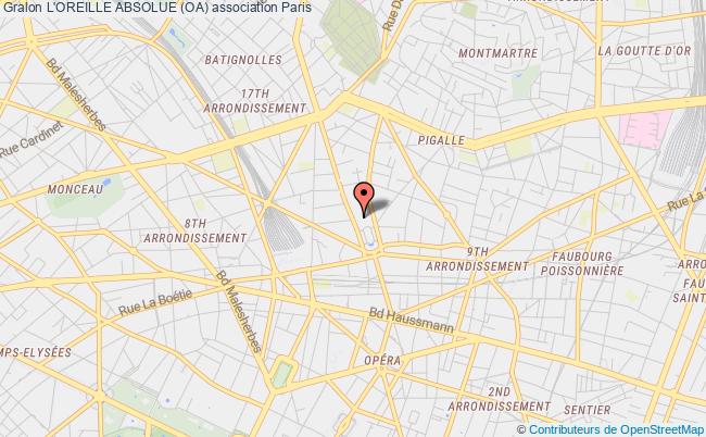plan association L'oreille Absolue (oa) PARIS