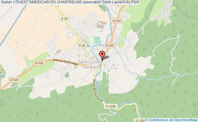 plan association L'ouest Americain En Chartreuse Saint-Laurent-du-Pont