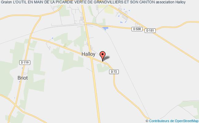 plan association L'outil En Main De La Picardie Verte De Grandvilliers Et Son Canton Halloy