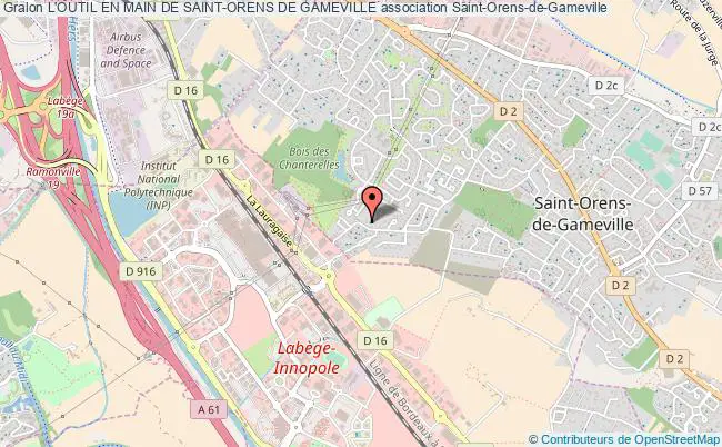 plan association L'outil En Main De Saint-orens De Gameville Saint-Orens-de-Gameville