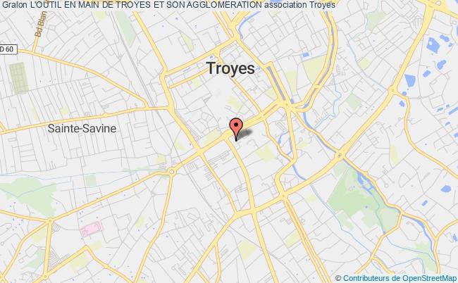 plan association L'outil En Main De Troyes Et Son Agglomeration Troyes