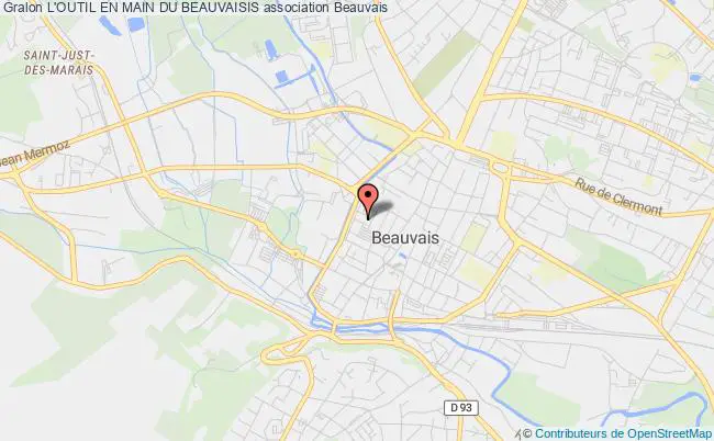 plan association L'outil En Main Du Beauvaisis Beauvais