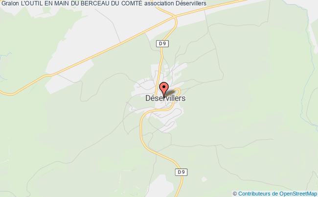 plan association L'outil En Main Du Berceau Du ComtÉ Déservillers