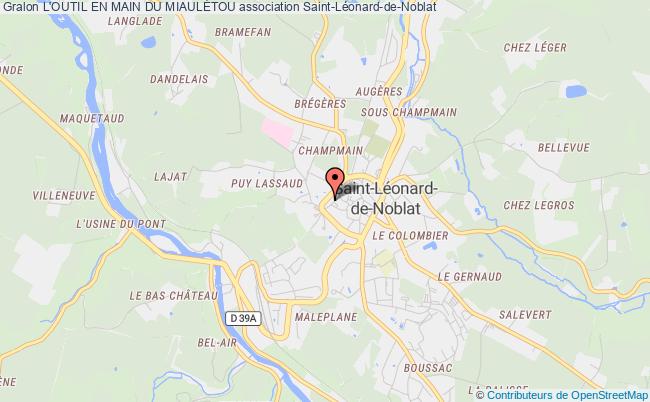 plan association L'outil En Main Du MiaulÉtou Saint-Léonard-de-Noblat