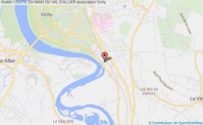 plan association L'outil En Main Du Val D'allier Vichy