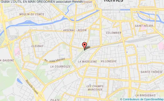 plan association L'outil En Main Gregorien Rennes