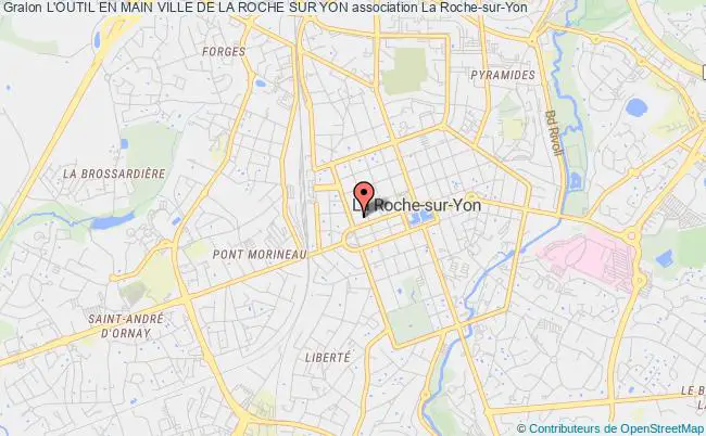 plan association L'outil En Main Ville De La Roche Sur Yon La    Roche-sur-Yon