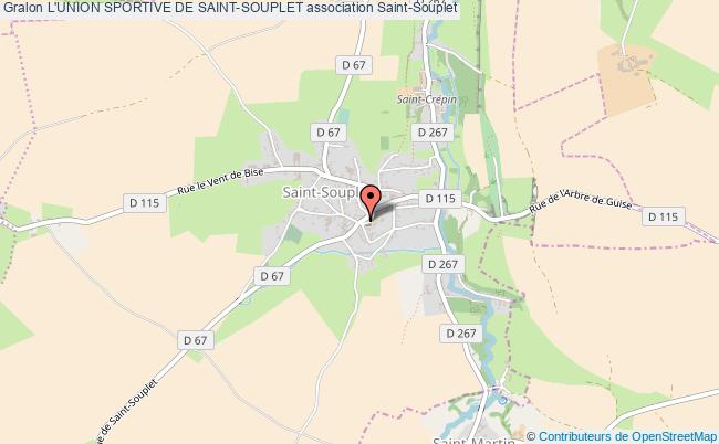 plan association L'union Sportive De Saint-souplet Saint-Souplet