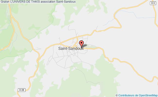 plan association L'univers De ThaÏs Saint-Sandoux