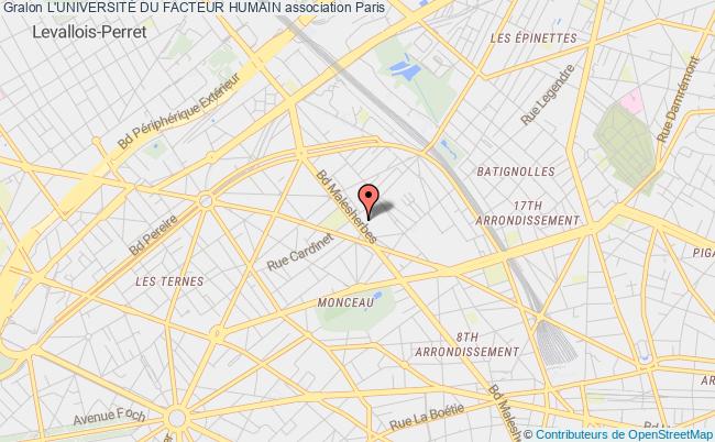 plan association L'universitÉ Du Facteur Humain Paris