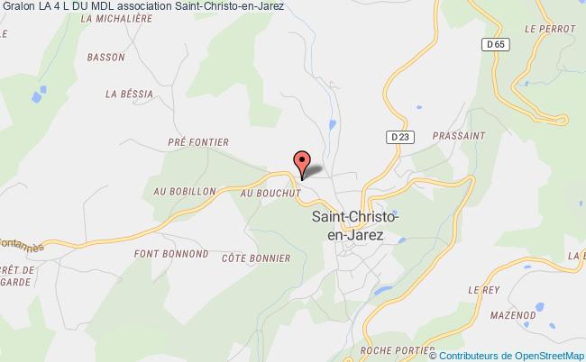 plan association La 4 L Du Mdl Saint-Christo-en-Jarez