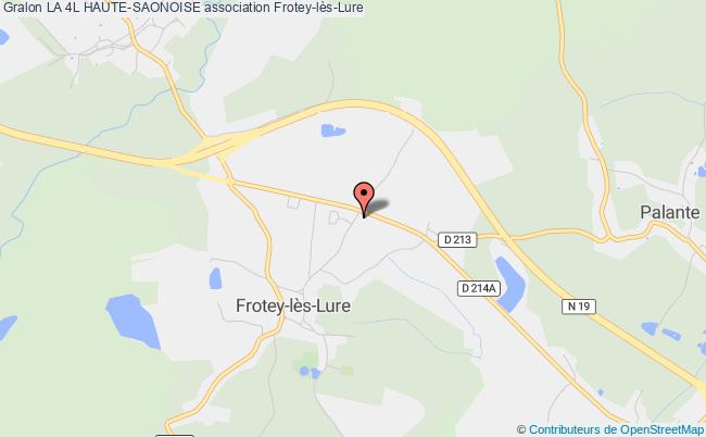 plan association La 4l Haute-saonoise Frotey-lès-Lure