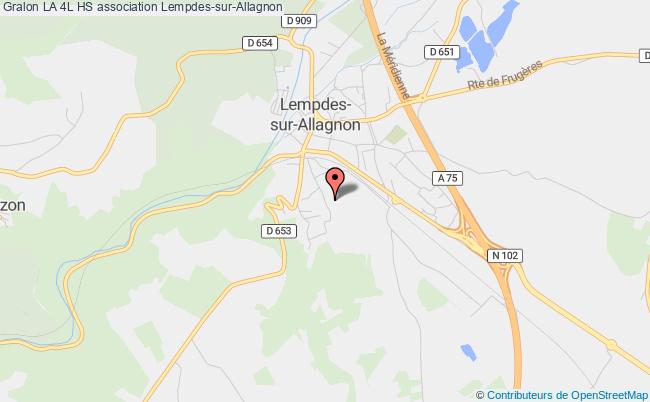 plan association La 4l Hs Lempdes-sur-Allagnon