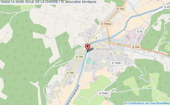 plan association La 5eme Roue De La Charrette Montignac