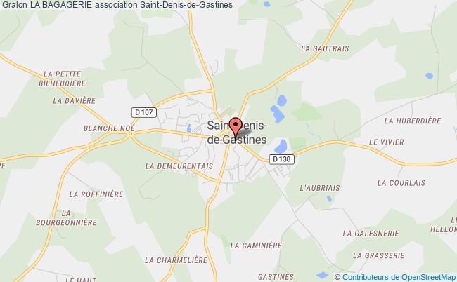 plan association La Bagagerie Saint-Denis-de-Gastines