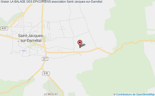 plan association La Balade Des Épicuriens Saint-Jacques-sur-Darnétal