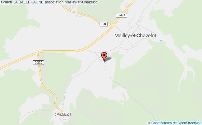 plan association La Balle Jaune Mailley-et-Chazelot