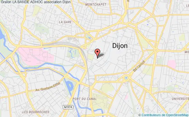 plan association La Bande Adhoc Dijon