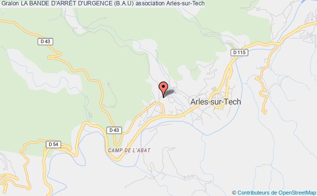 plan association La Bande D'arrÊt D'urgence (b.a.u) Arles-sur-Tech