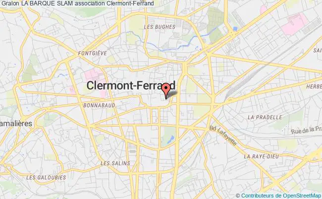 plan association La Barque Slam Clermont-Ferrand