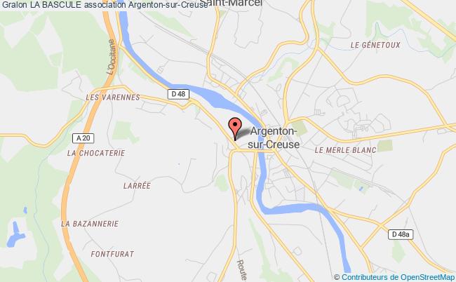 plan association La Bascule Argenton-sur-Creuse