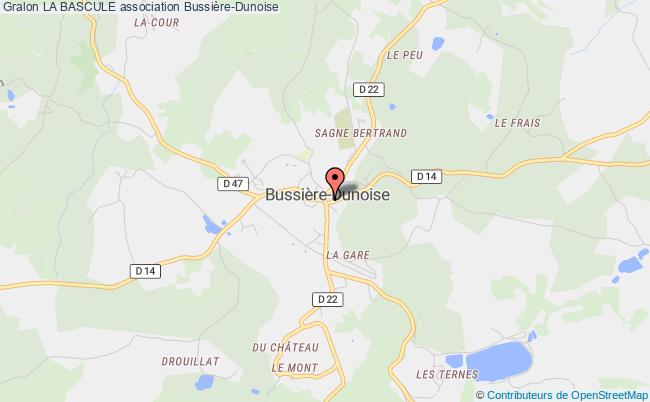 plan association La Bascule Bussière-Dunoise