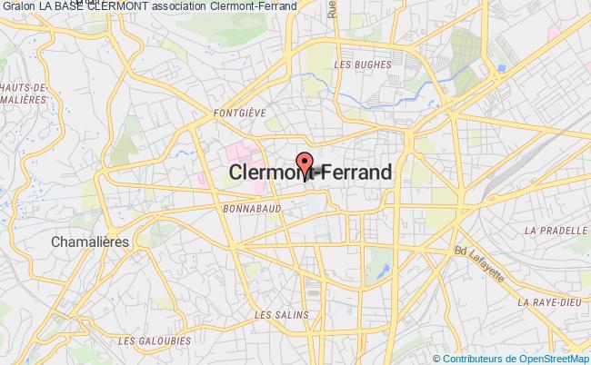 plan association La Base Clermont Clermont-Ferrand