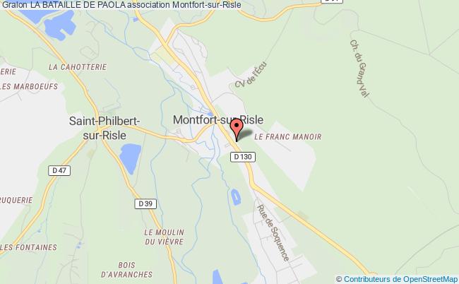 plan association La Bataille De Paola Montfort-sur-Risle