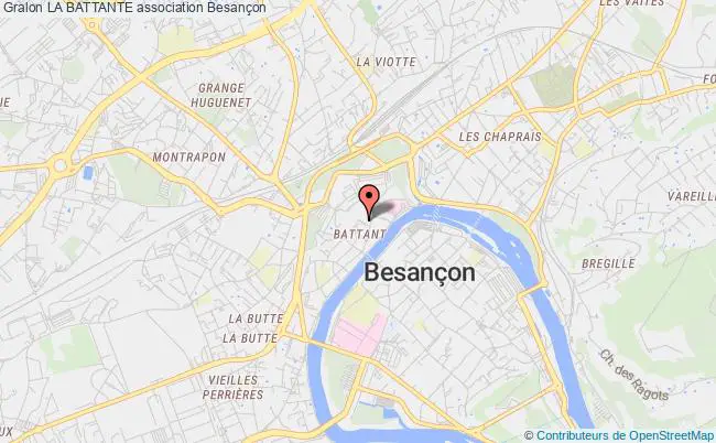 plan association La Battante Besançon