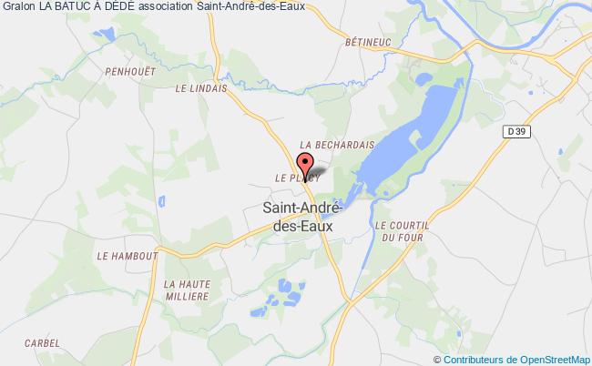 plan association La Batuc À DÉdÉ Saint-André-des-Eaux