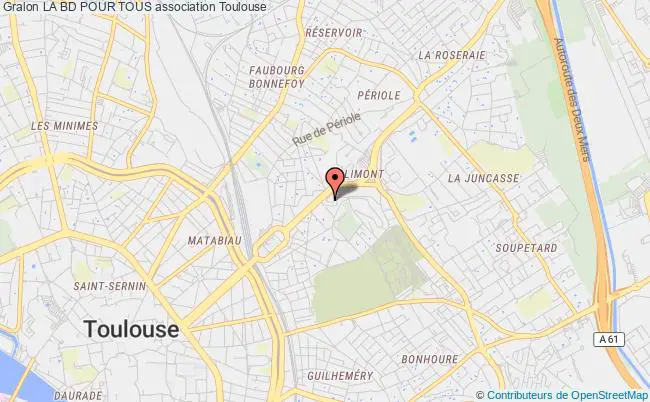 plan association La Bd Pour Tous Toulouse