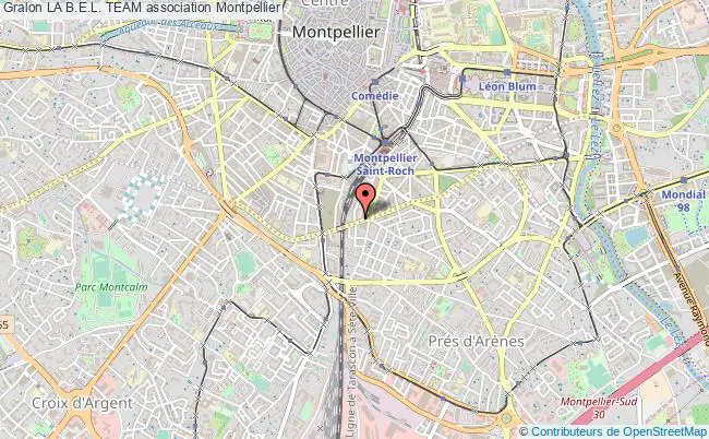 plan association La B.e.l. Team Montpellier