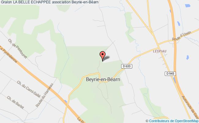 plan association La Belle EchappÉe Beyrie-en-Béarn