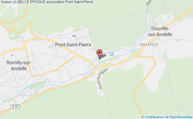 plan association La Belle Epoque Pont-Saint-Pierre