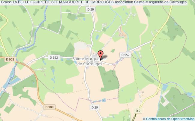 La belle equipe de ste marguerite de carrouges association Commune la